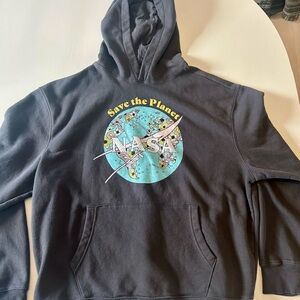 NASA Save the Planet Gray Hoodie